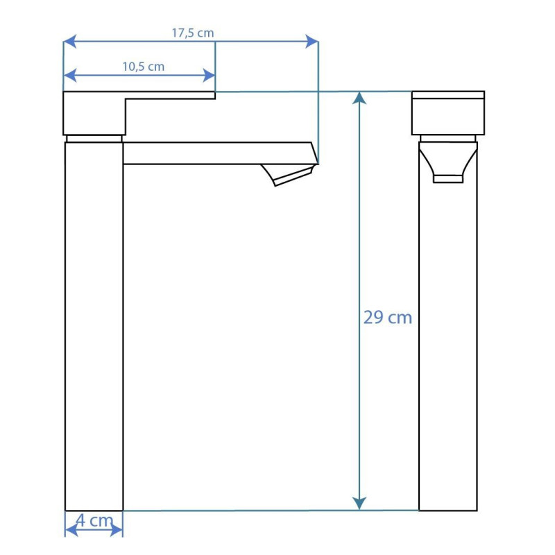 Czarna Bateria Umywalkowa Mayson Rea - Elegancja i Styl do Twojej Łazienki