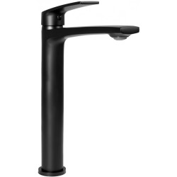 Nowoczesna bateria umywalkowa Luppo Rea w czarnym macie - styl i funkcjonalność!