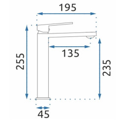 Nowoczesna bateria umywalkowa Luppo Rea w czarnym macie - styl i funkcjonalność!