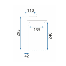 Elegancka Bateria Umywalkowa REA Storm Chrom Wysoka - Nowoczesny Design