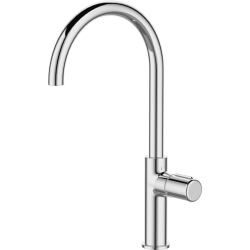 Luksusowa Wysoka Bateria Pretto Chrom 395mm z Ruchomą Wylewką - Oszczędzaj Wodę Elegancko!