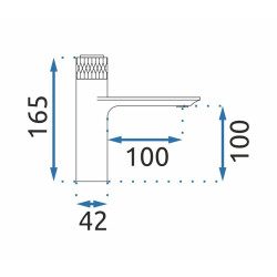 Stylowa Bateria Umywalkowa Storm REA-B9987 Czarna/Złota Elegancja