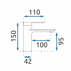 Błyskawiczna Umywalka Storm MY1902-2C: Elegancki Chrom, Kompaktowy Design