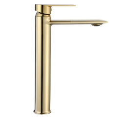 Luksusowa Bateria Umywalkowa REA Veneta w Złotym Wykończeniu - Model Wysoki