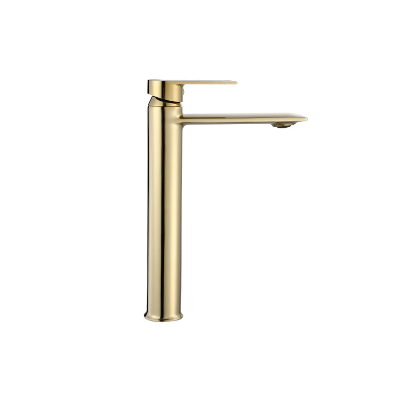 Luksusowa Bateria Umywalkowa REA Veneta w Złotym Wykończeniu - Model Wysoki