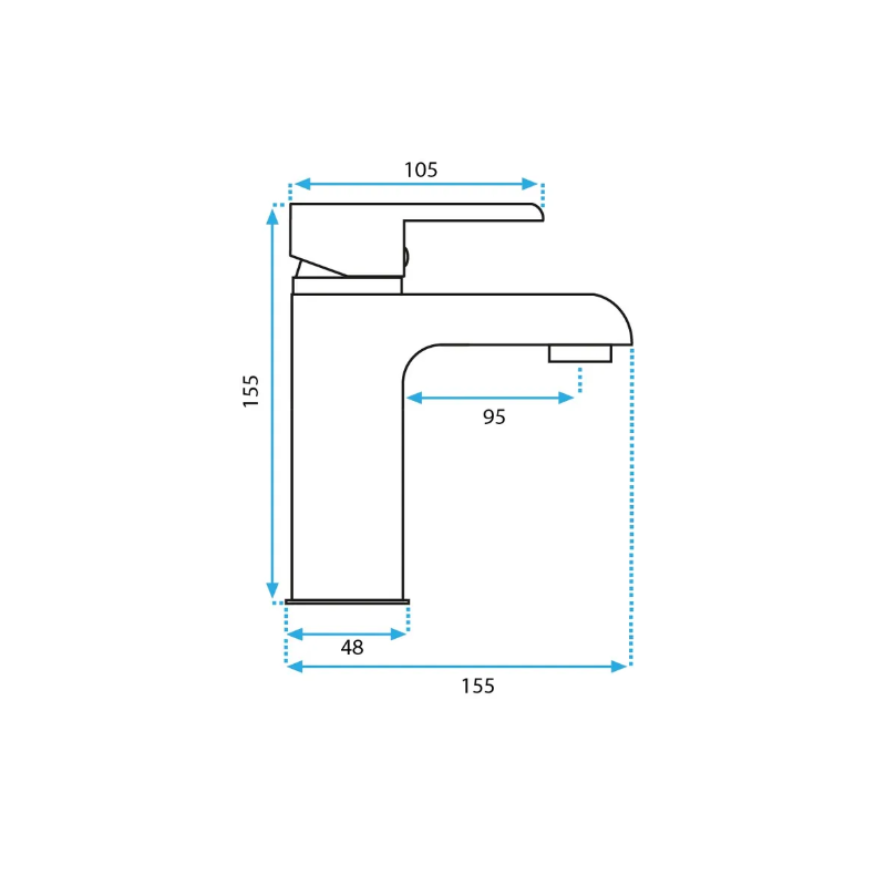 Elegancka Bateria Umywalkowa Melia Biała i Złota - Styl i Klasa dla Twojej Łazienki
