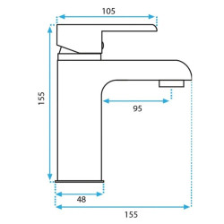 Elegancka Bateria Umywalkowa Melia Biała i Złota - Styl i Klasa dla Twojej Łazienki