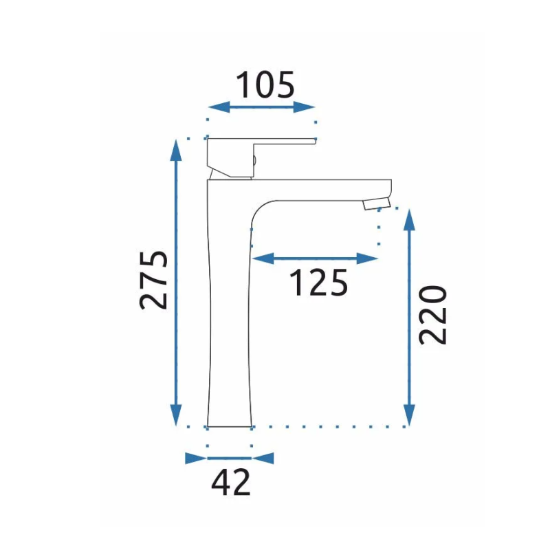 Nowoczesna Bateria Umywalkowa Czarna/Różowe Złoto - Styl i Elegancja w Jednym!