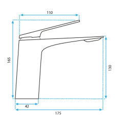 Elegancka Bateria Umywalkowa Avalon Tytan Niska - Nowoczesny design i niezawodna jakość!