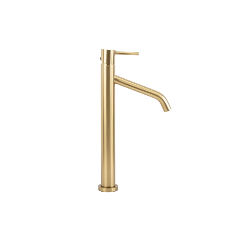 Złota Bateria Umywalkowa Wysoka REA-B6217 - Elegancja i Styl w Twojej Łazience