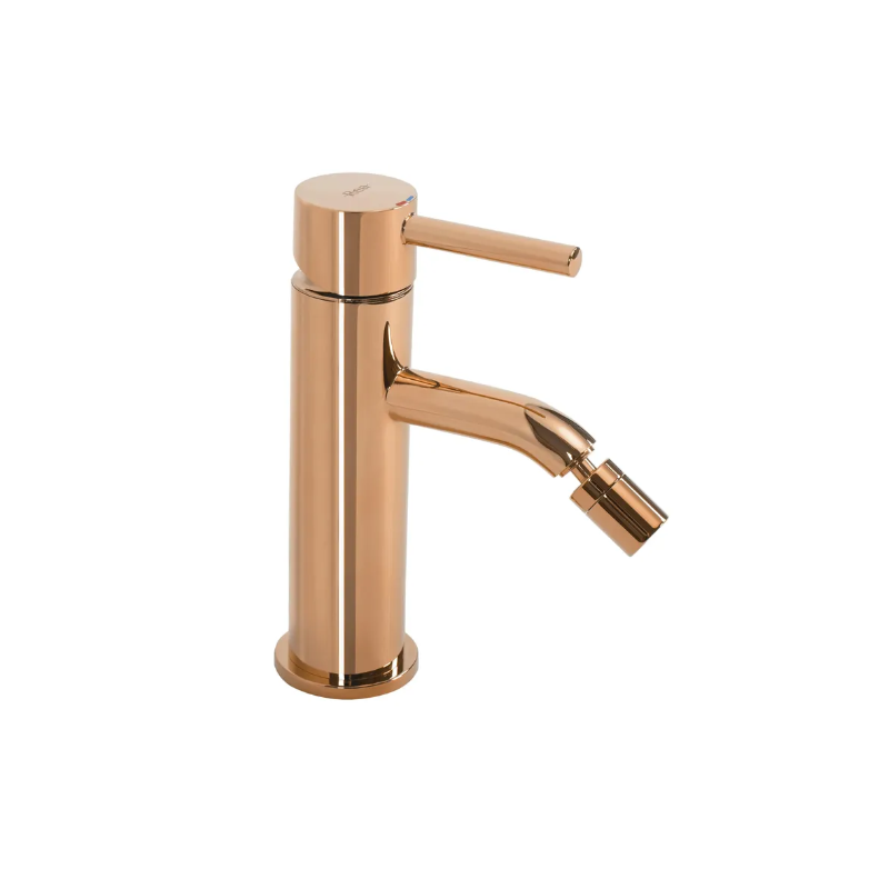 Luksusowa bateria bidetowa LUNGO w kolorze różowego złota - elegancja i styl w Twojej łazience