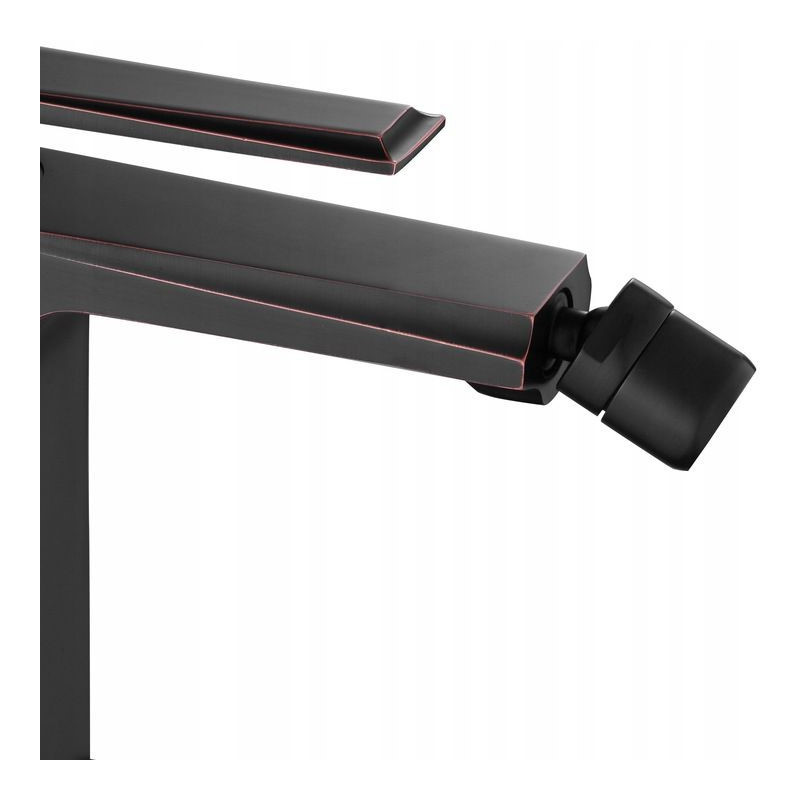 Luksusowa Bateria Bidetowa Romano Czarna Retro Przecierana Elegancja