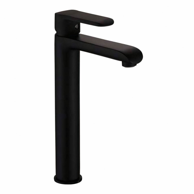 Stylowa Bateria Umywalkowa Czarna Siros Invena z Stałą Wylewką - Doskonała jakość!