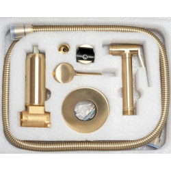 Złota Bateria Bidetowa Loop Lungo - Nowoczesny Styl i Elegancja