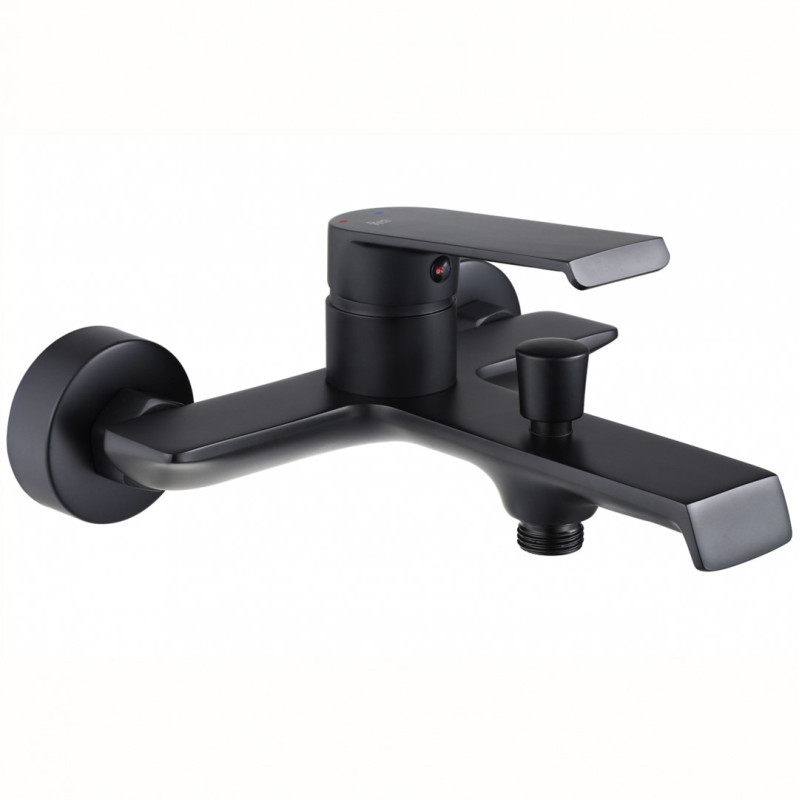 Elegancka Bateria Wannowa Hass My2061-3B w Kolorze Czarnej Satyny