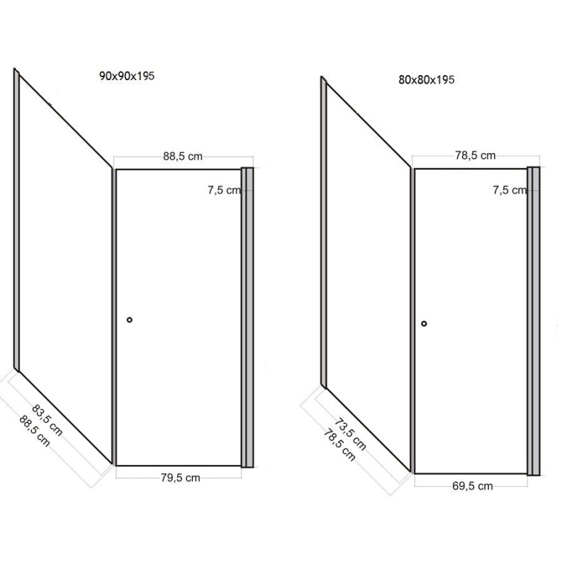Stylowa Kabina Prysznicowa Maxim 90x90 cm Prawa - Elegancja do Twojej Łazienki!