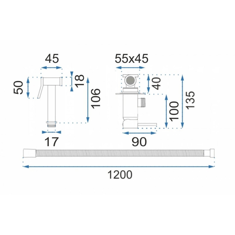 Fenix Gold - Ekskluzywna bateria bidetowa dla eleganckiego wnętrza!