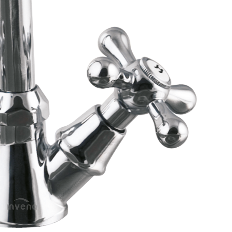 Stylowa Bateria Kuchenna Invena ROMA Chrom - Elegancja i Funkcjonalność!