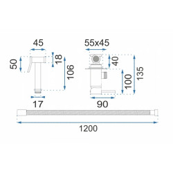 Fenix Black – Elegancka Czarna Bateria Bidetowa dla Twojej Łazienki!