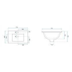 Odkryj Piękno z Umywalką Dafne 70 Wpuszczaną - Styl i Funkcjonalność w Jednym