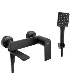 Stylowa Bateria Wannowa STORM Czarna - Elegancja i Nowoczesność w Twojej Łazience