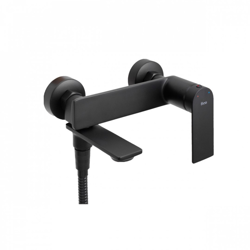 Stylowa Bateria Wannowa STORM Czarna - Elegancja i Nowoczesność w Twojej Łazience