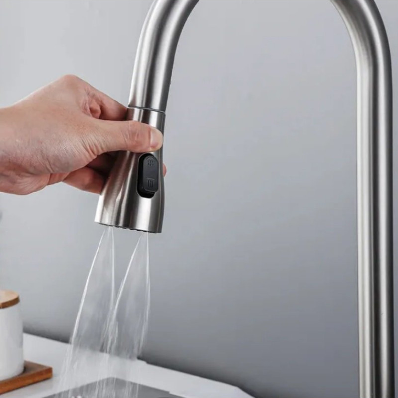 Ekskluzywna Bateria Kuchenna Conor JS-K112N Nikiel Szczotkowany - Elegancja i Trwałość