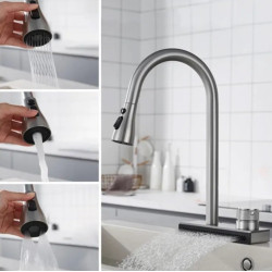 Ekskluzywna Bateria Kuchenna Conor JS-K112N Nikiel Szczotkowany - Elegancja i Trwałość