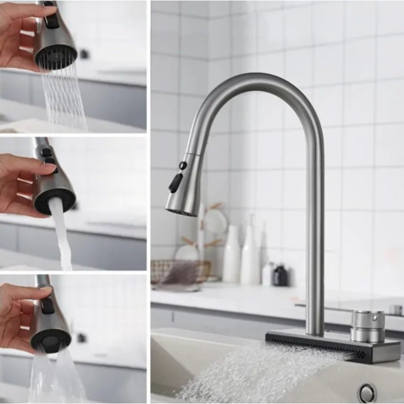 Ekskluzywna Bateria Kuchenna Conor JS-K112N Nikiel Szczotkowany - Elegancja i Trwałość