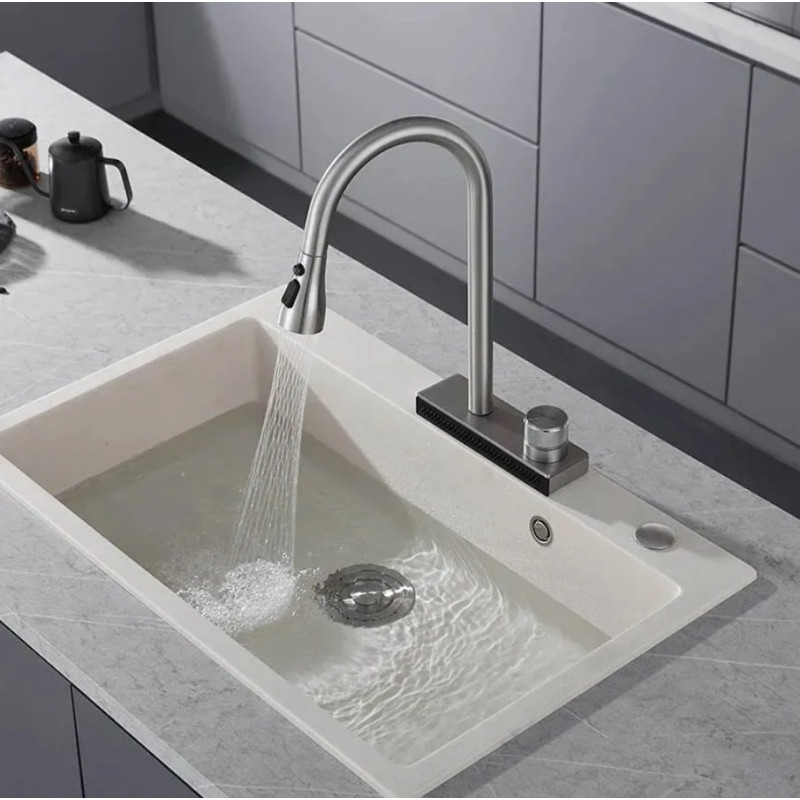 Ekskluzywna Bateria Kuchenna Conor JS-K112N Nikiel Szczotkowany - Elegancja i Trwałość