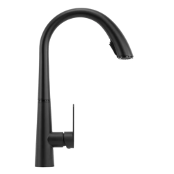 Czarna bateria kuchenna ROSS JS-K087B – nowoczesny design dla Twojej kuchni!