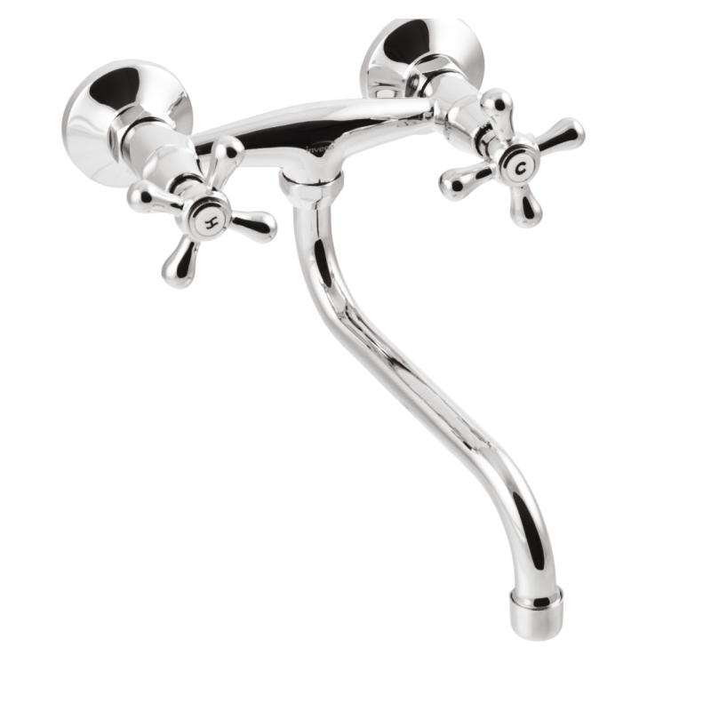 Nowoczesna bateria ścienna Invena Roma S200 – chromowany styl dla Twojej łazienki!