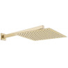 Elegancki Zestaw Prysznicowy FENIX-DAVIS z Złotym Termostatem dla Luksusowej Łazienki