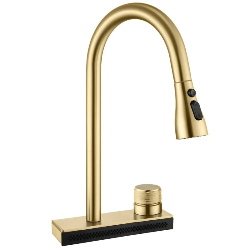 Stylowa Bateria Kuchenna JS-K112BG Conor – Złoto o Szlachetnym Wykończeniu!