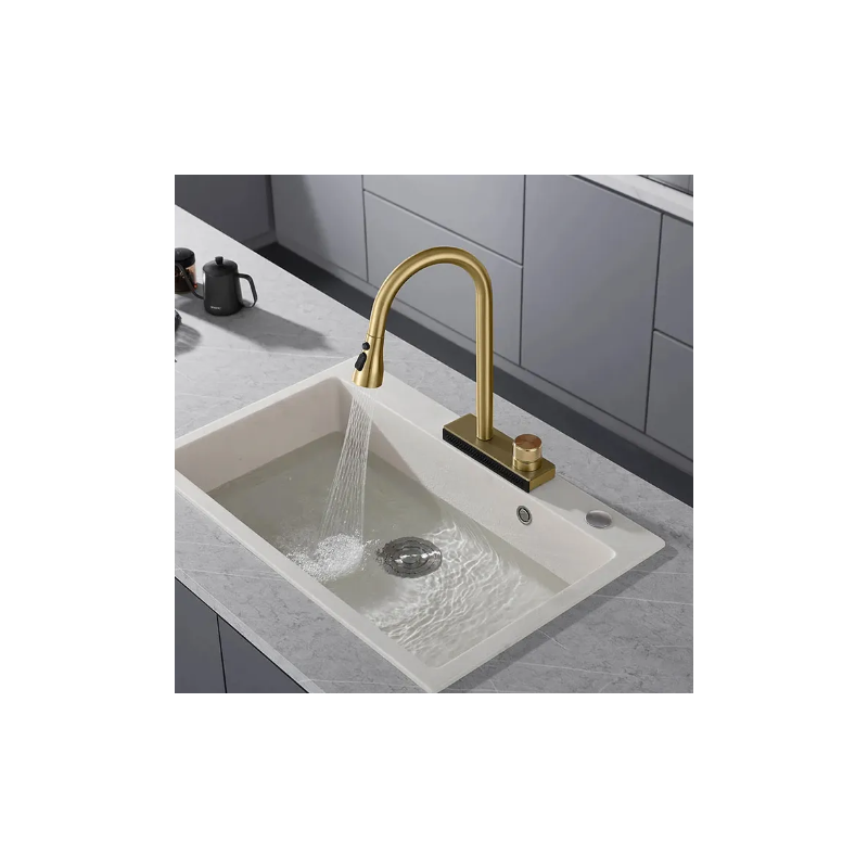 Stylowa Bateria Kuchenna JS-K112BG Conor – Złoto o Szlachetnym Wykończeniu!