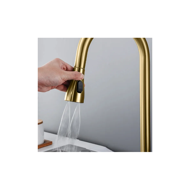 Stylowa Bateria Kuchenna JS-K112BG Conor – Złoto o Szlachetnym Wykończeniu!