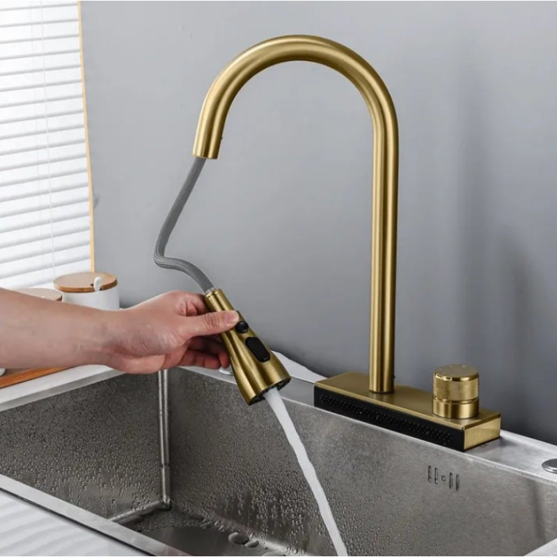 Stylowa Bateria Kuchenna JS-K112BG Conor – Złoto o Szlachetnym Wykończeniu!