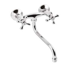 Stylowa bateria ścienna Invena Roma - błysk chromu dla Twojej łazienki i kuchni