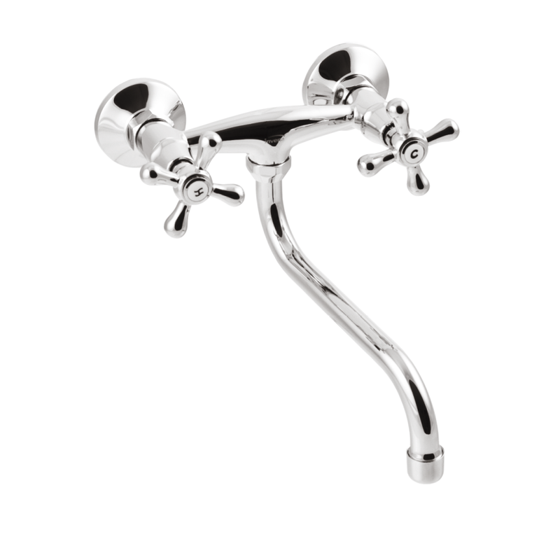 Stylowa bateria ścienna Invena Roma - błysk chromu dla Twojej łazienki i kuchni