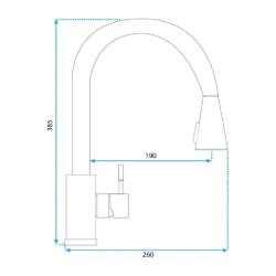 Nowoczesna Bateria Kuchenna CROSS Chrom - Elegancja i Wydajność!