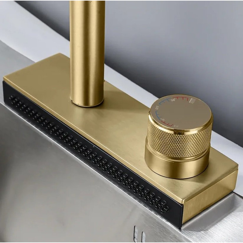 Stylowa Bateria Kuchenna JS-K112BG Conor – Złoto o Szlachetnym Wykończeniu!