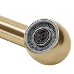 Ekskluzywna Bateria Kuchenna TROY w Złotym Szczotkowanym Wykończeniu