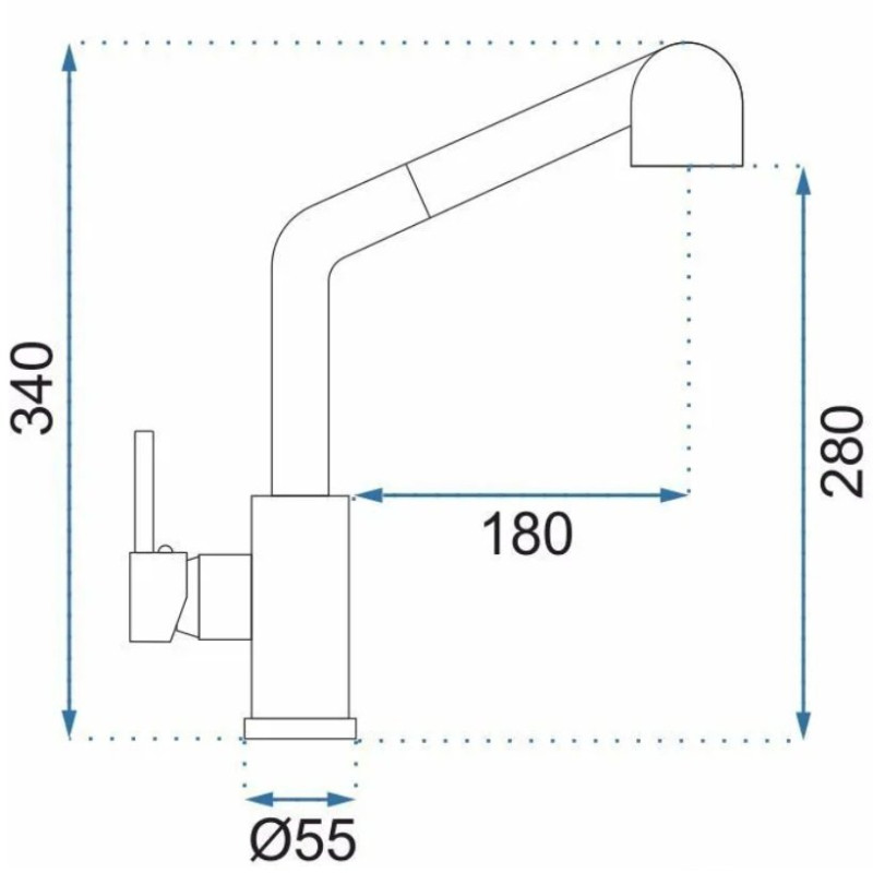 Ekskluzywna Bateria Kuchenna TROY w Złotym Szczotkowanym Wykończeniu