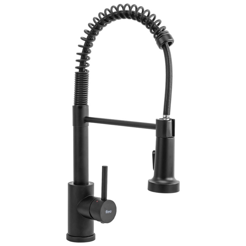 Czarna Bateria Kuchennna Colin - Elegancja i Funkcjonalność w Jednym!