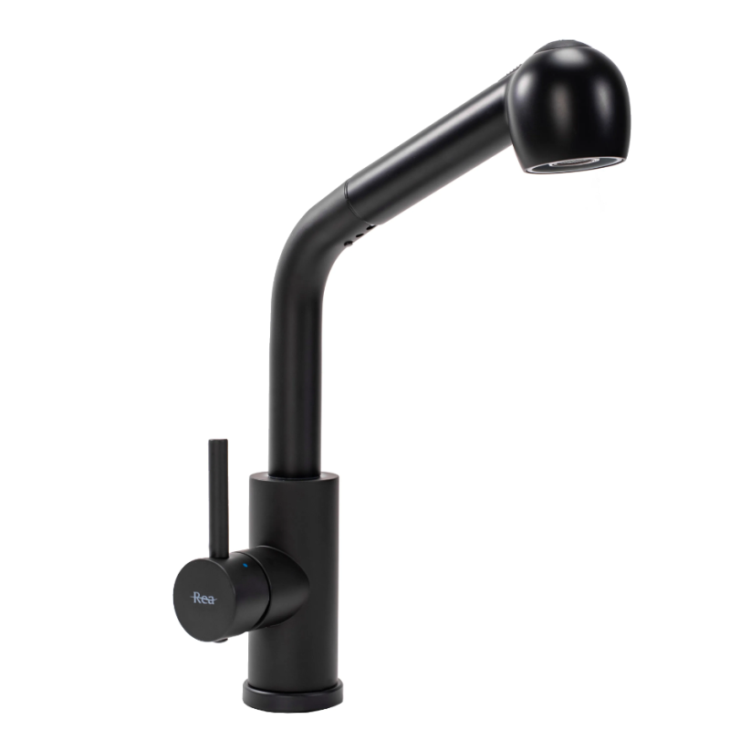 TROY Bateria Kuchenna Czarno-Matowa - Elegancja i Funkcjonalność w Twojej Kuchni