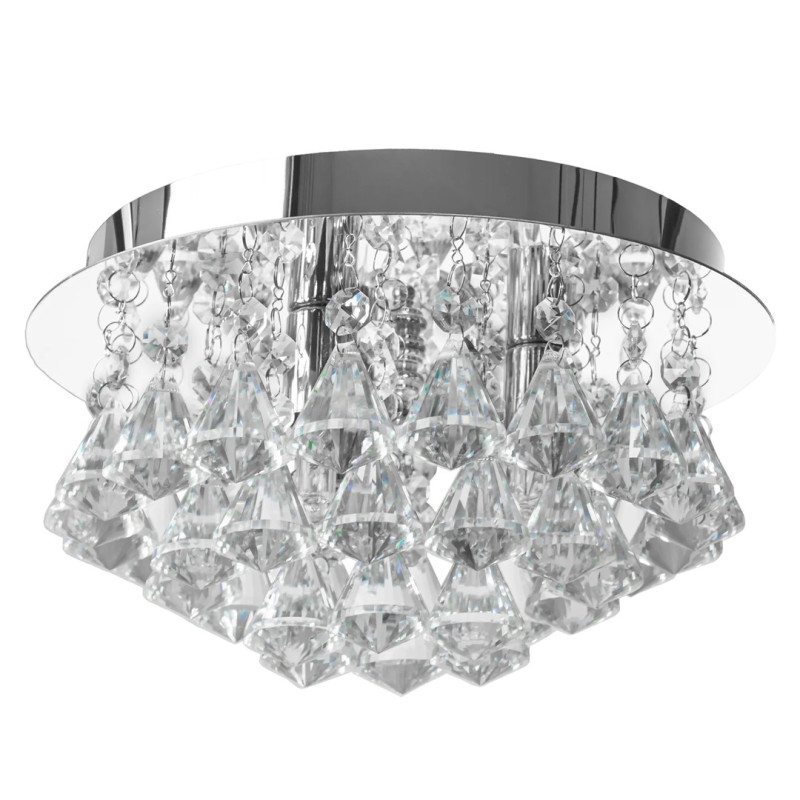 Elegancka Lampa Chromowana APP1039-C - Idealna do Nowoczesnych Wnętrz