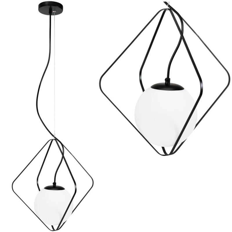 Elegancka Lampa Wisząca APP1018-1CP - Stylowy Akcent do Twojego Domu