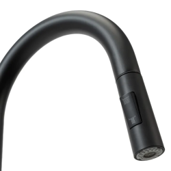 Rea Fresh - Nowoczesna Bateria Kuchenna z Wyciąganą Wylewką, Czarna Elegancja