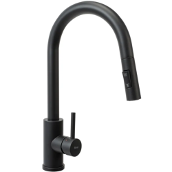 Rea Fresh - Nowoczesna Bateria Kuchenna z Wyciąganą Wylewką, Czarna Elegancja