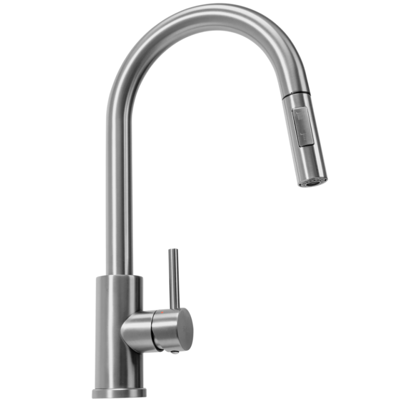 Wyciągana Bateria Kuchenna Rea Fresh - Elegancki Nikiel Szczotkowany